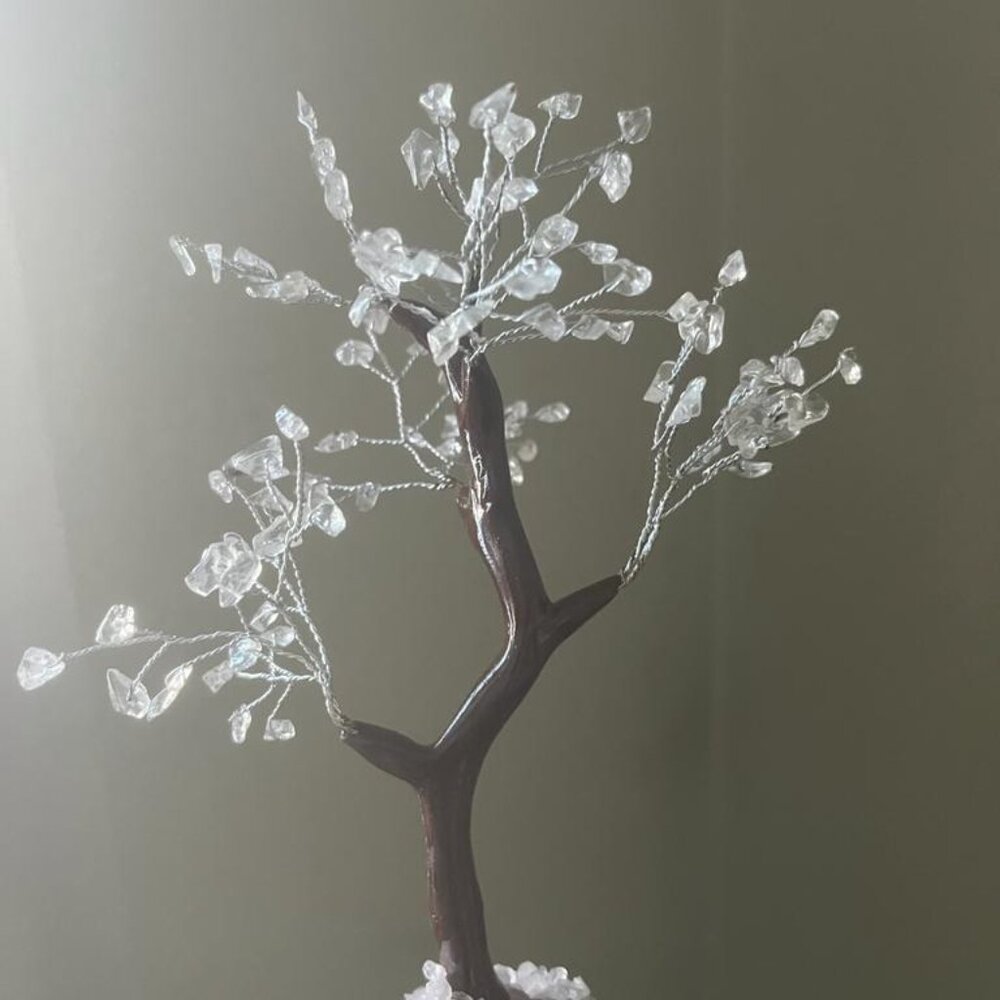 Clear Quartz Crystal Tree, Crystal Home Decor